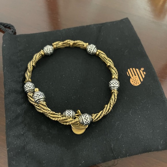 Alex and Ani Two Tone Wrap Bracelet - Picture 2 of 5